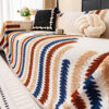 Colorful Color-Blocked Anti-Scratch Plush Sofa Pro