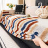 Colorful Color-Blocked Anti-Scratch Plush Sofa Pro
