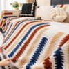 Colorful Color-Blocked Anti-Scratch Plush Sofa Pro