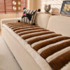Comfort Plush Thickened Striped Non-Slip Couch Cov