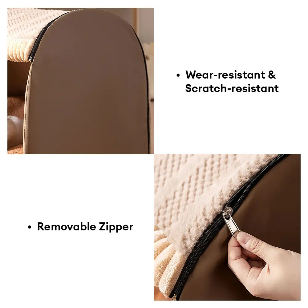Cozy Cabin Portable Semi-Enclosed Dog Bed with Roo