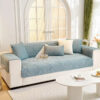 Embossed Geometric Pattern Soft Plush Quilted Non-