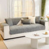 Embossed Geometric Pattern Soft Plush Quilted Non-