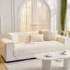 Embossed Geometric Pattern Soft Plush Quilted Non-