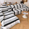 Fashion Striped Chenille Scratch-Resistant Sofa Pr