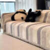 Fashion Striped Chenille Scratch-Resistant Sofa Pr