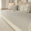 Faux Cotton-Linen Chenille Striped Breathable Scra