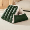 Faux Leather Vintage Multi-function Plush Dog Bed 