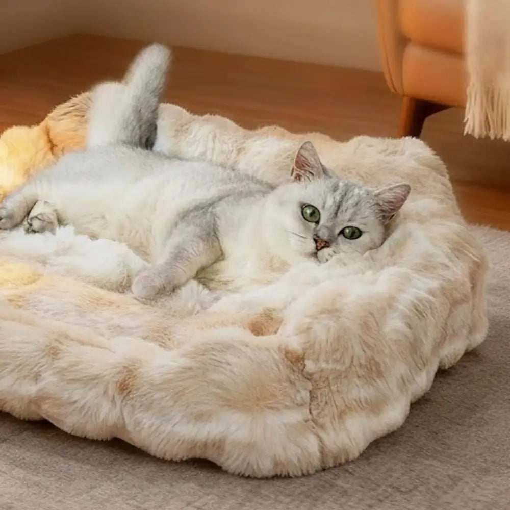 Faux Rabbit Velvet Fluffy Soft Dog And Cat Sofa Be