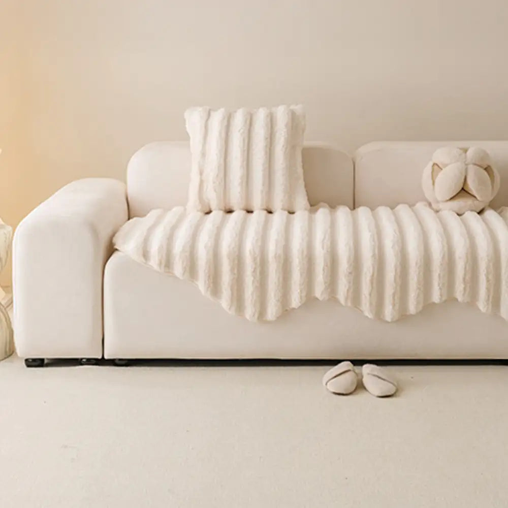 Fluffy Comfort Plush Furniture Protection Decorati