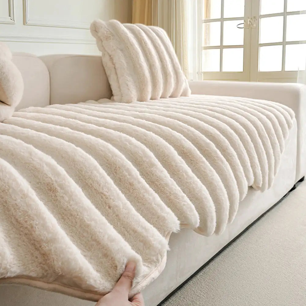 Fluffy Comfort Plush Furniture Protection Decorati
