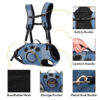 Hands-Free Dog Backpack Carrier for Travel & Hikin