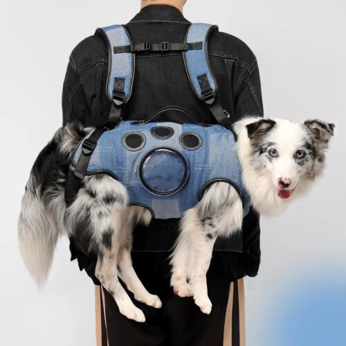 Hands-Free Dog Backpack Carrier for Travel & Hikin