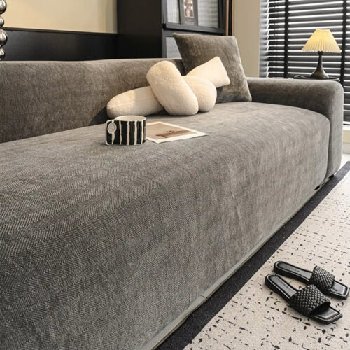 Herringbone Full Coverage Comfortable Scratch-Resi