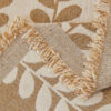 Leaf Stripe Chenille Fabric Fringe Decoration Couc