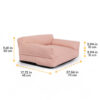 Luxury Waterproof Washable Supportive Bolster Dog 