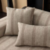 Minimalist Herringbone Weave Breathable Faux Linen