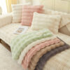 Modern Comfortable Faux Rabbit Fur Anti-Slip Couch