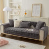Modern Comfortable Faux Rabbit Fur Anti-Slip Couch