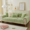 Modern Comfortable Faux Rabbit Fur Anti-Slip Couch