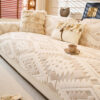 Modern Geometric Thick Plush Anti-Scratch Non-Slip