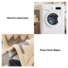 Modern Geometric Thick Plush Anti-Scratch Non-Slip