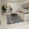 Modern Minimalist Living Room Rug Soft and Stylish