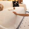 Modern Stripe Chenille Scratch-Resistant Sofa Prot