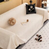 Modern Stripe Chenille Scratch-Resistant Sofa Prot
