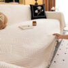 Modern Stripe Chenille Scratch-Resistant Sofa Prot
