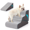 Multifunctional 2-in-1 Foldable Dog Stairs with Ra