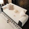 One-Piece Cozy Flannel Sofa Protection Non-Slip Co