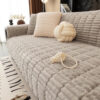 One-Piece Cozy Flannel Sofa Protection Non-Slip Co