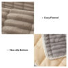 One-Piece Cozy Flannel Sofa Protection Non-Slip Co