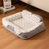 Plush Contrast Jacquard Neck Support Fashion Pet B