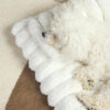 Plush Fluffy Thick Comfort Calming Dog Bed with Pi