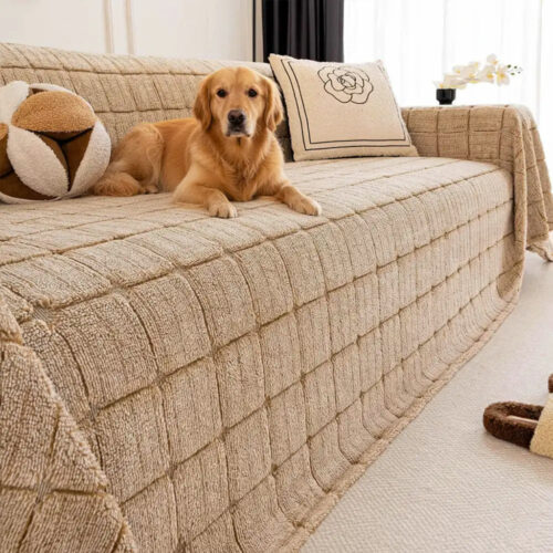 Plush Quilted Classic Checkered Comfortable Thicke