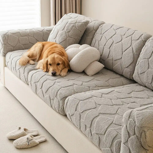 Plush Stone-Shaped Creative Texture Stretch Univer