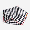 FunnyFuzzy Polygonal Calming Bean Bag Dog Bed