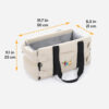 Portable Travel Faux Leather Waterproof Center Con
