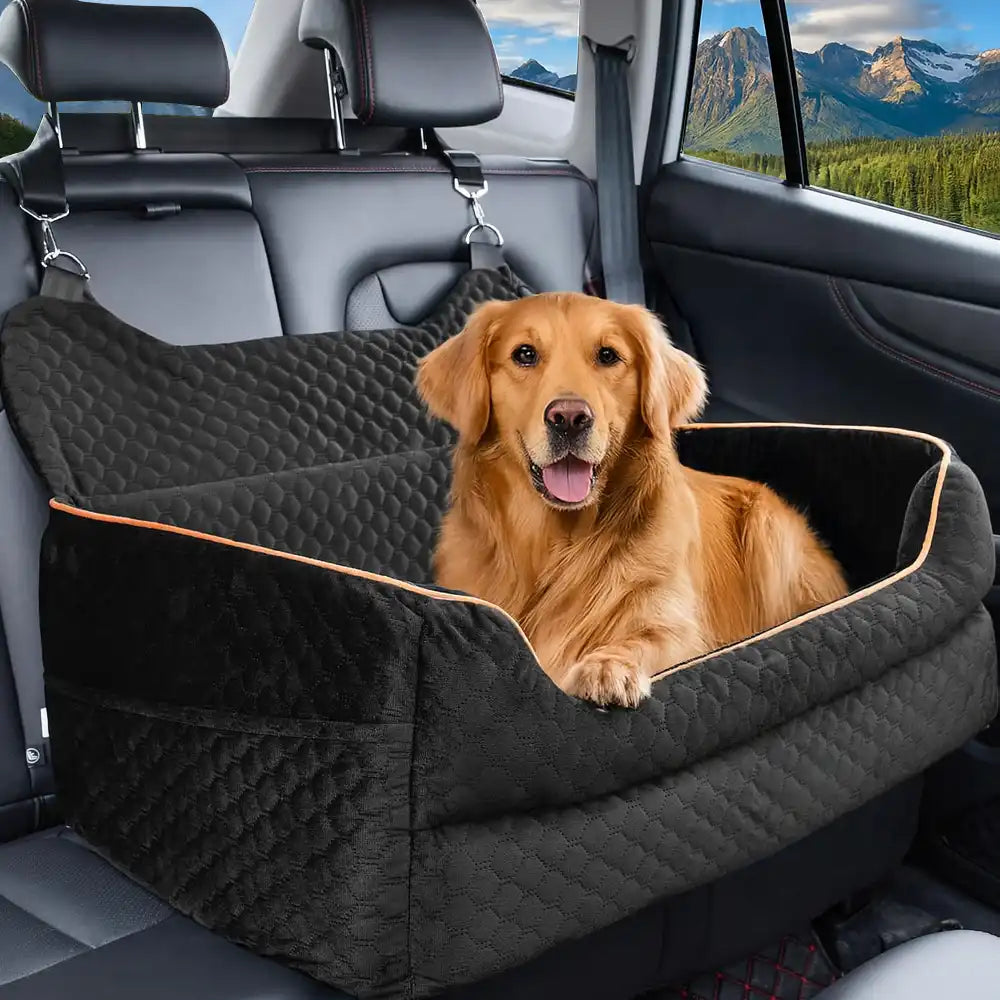 Portable Washable Travel Safety Large Dog Car Boos