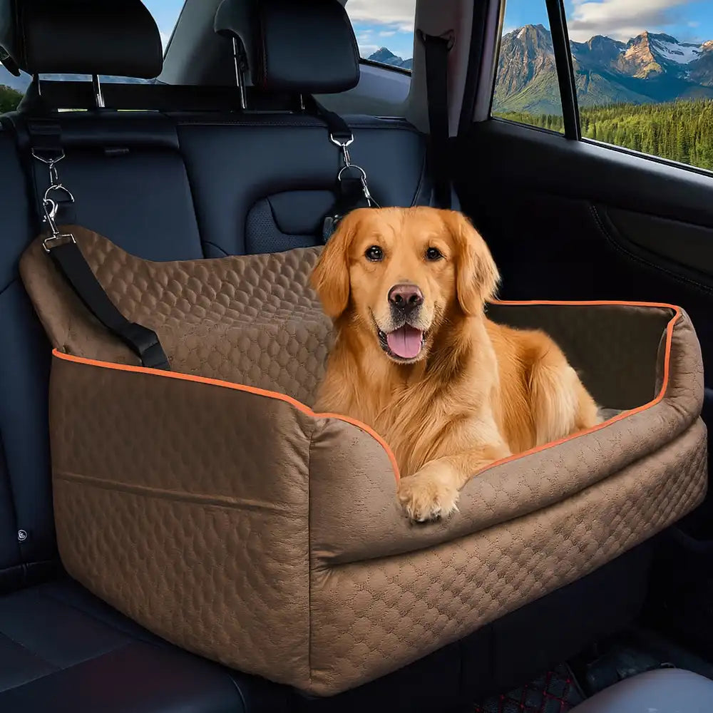 Portable Washable Travel Safety Large Dog Car Boos