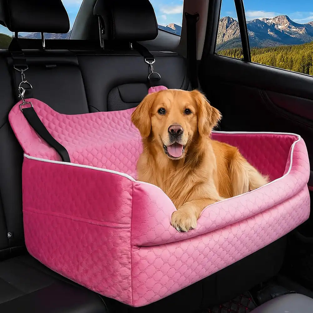 Portable Washable Travel Safety Large Dog Car Boos