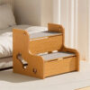 Safe Sturdy Wood Non-Slip Dog Ramp Stairs