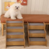 Safe Sturdy Wood Non-Slip Dog Ramp Stairs