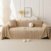 Simple Thickened Soft Fleece Fabric Sofa Protectio