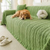 Simple Thickened Soft Fleece Fabric Sofa Protectio
