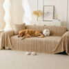Simple Thickened Soft Fleece Fabric Sofa Protectio