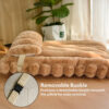 Softness Faux Rabbit Fur Warming Pillow Dog Bed -