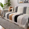 Stripe Art Scratch Resistant Chenille Multifunctio